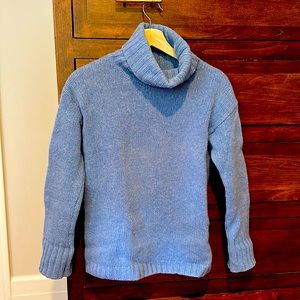 J. Crew blue wool sweater